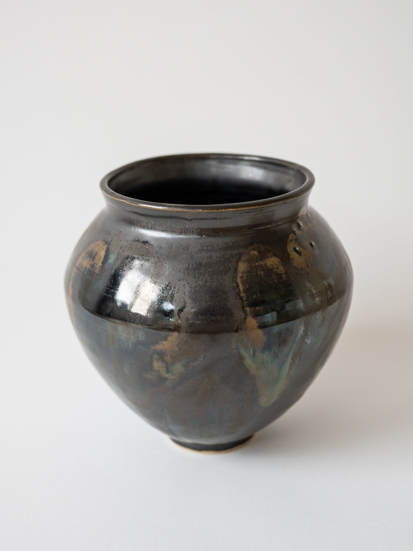 Black blurry vase Quiet Bloom